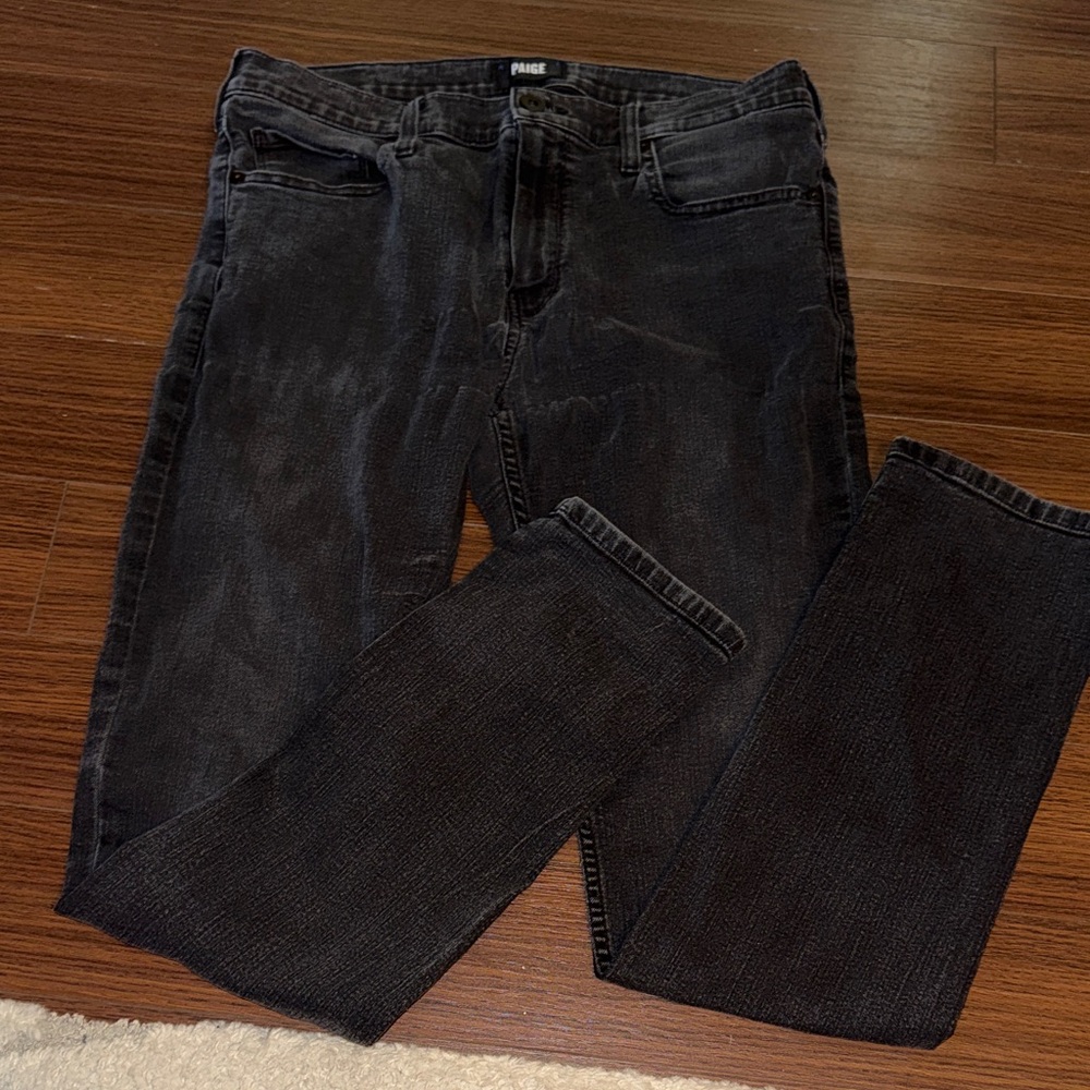PAIGE Charcoal Slim Men's Jeans